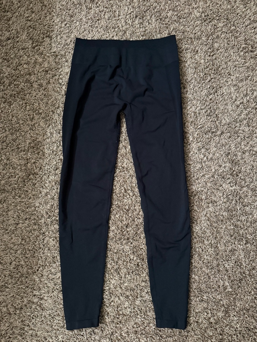 Black Seamless High-Waist Leggings